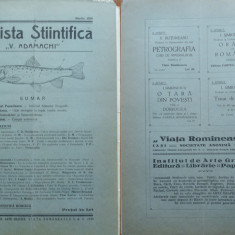 Revista Stiintifica V. Adamachi , Iasi , Martie , 1929 , Atlasul geografic