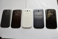 Capac NOU baterie Samsung Galaxy S3 i9300 negru albastru alb gri maro brown foto