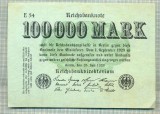 A 327 BANCNOTA-GERMANIA -100 000 MARK-anul 1923-SERIA FARA-starea care se vede, Europa