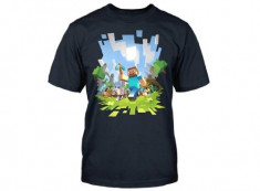 Tricou Minecraft Adventure T-Shirt 7-8 ani - NOU, ORIGINAL J!NX !!! foto