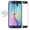 Folie Sticla curbata Black protectie ecran Samsung Galaxy S6 Edge .