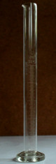 Sticlarie laborator, cilindru gradat MV 20.5cm inaltime / 25ml foto