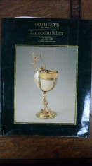 Argintarie Europeana, Catalog Licitatie Sothebys Geneva 1986 foto