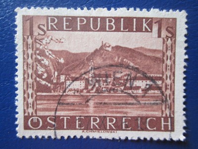 TIMBRE AUSTRIA STAMPILAT foto