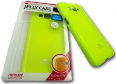 Husa Jelly Case Mercury Samsung Galaxy S6 Edge LIME foto