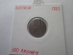 Austria 100 kronen 1923 foto