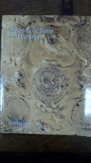 Faberge, Casete din aur si argint, Catalog Licitatii Geneva 1998 foto