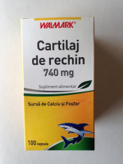 Cartilaj de Rechin, Walmark, 740 mg, 100 capsule foto