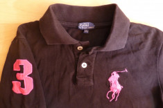 Tricou Polo by Ralph Lauren Big Poney; pt 152 cm inaltime,vezi dimensiuni;ca nou foto