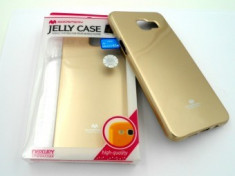 Husa Jelly Case Mercury Samsung Galaxy S7 GOLD foto