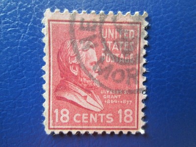 TIMBRE AMERICA STAMPILATE foto