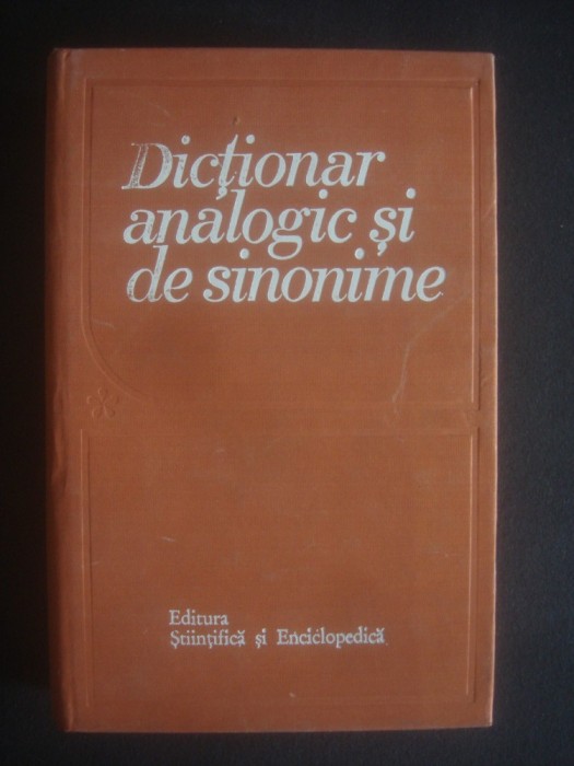 M. BUCA - DICTIONAR ANALOGIC SI DE SINONIME