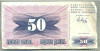 A 356 BANCNOTA-BOSNIA-HERZEGOVINA -50 DINARA-anul 1992-SERIA-starea care se vede, Europa