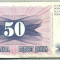 A 356 BANCNOTA-BOSNIA-HERZEGOVINA -50 DINARA-anul 1992-SERIA-starea care se vede