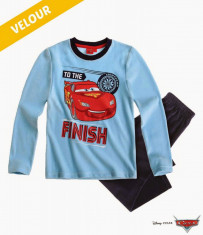 Pijama din velur Disney Cars foto