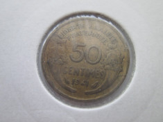 Franta 50 centimes 1941 foto