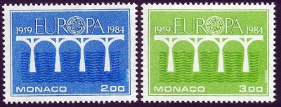 Monaco 1984 - cat.nr.1418-9 neuzat,perfecta stare foto