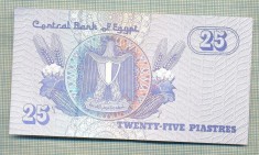 A 361 BANCNOTA-EGYPT -25 PIASTRES-anul 2007-SERIA 2225914 ?-starea care se vede