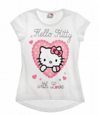 Tricou Hello Kitty alb foto