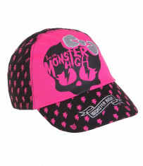 Sapca Monster High negru/roz fuchsia foto