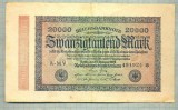 A 358 BANCNOTA-GERMANIA -20 000 MARK-anul 1923-SERIA 491924-starea care se vede, Europa