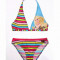 Costum de baie 2 piese Barbie multicolor