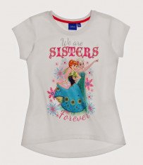 Tricou Disney Frozen alb foto