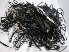 Lot patch cord-uri telefonie RJ11 RJ12 pentru cablare structurata(979) foto