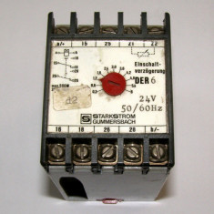 Contactor actionare 24Vdc cu 2 contacte NO/NC(007)