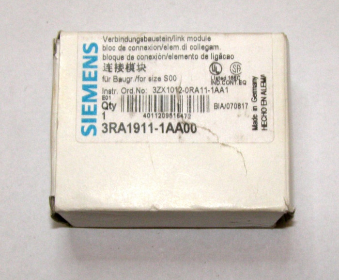 Modul de conexiune Siemens 3RA1911-1AA00(639)