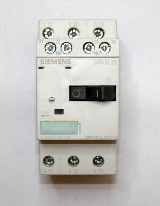 Intreruptor tripolar Siemens 3rv1611 0bd10(634)