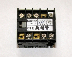 Contactor AEG LS07 3 contacte NO si unul NC cu actionare 24Vdc(618) foto