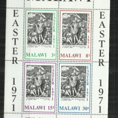 P 5 - PICTURA - MALAWI - BLOC NESTAMPILAT