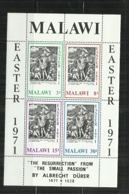 P 5 - PICTURA - MALAWI - BLOC NESTAMPILAT foto