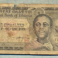 A 429 BANCNOTA-ETHIOPIA -1 BIRR -ANUL1998-2006-SERIA 3176825-starea care se vede