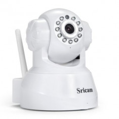 camera ip wireless hd 720P h264 Sricam supraveghere copil casa night foto