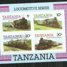 LOC 17 - LOCOMOTIVE - TANZANIA - COLITA NESTAMPILATA