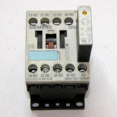 Contactor Siemens 3RH1131-1BB40 actionare 24 Vdc 3NO+1NC 6A 250 Vac(583)