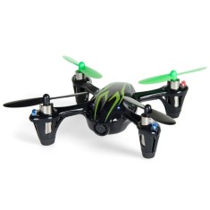 Drona HUBSAN x4 H107C CAM PLUS QUAD-COPTER, camera HD 720p (Negru / Verde) foto