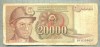 A 437 BANCNOTA-YUGOSLAVIA-20000 DINARA-ANUL1987-SERIA6305637-starea care se vede, Europa