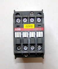 Contactor ABB NL31E actionare 24 Vdc cu 3 contacte NO si unul NC(569) foto