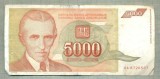 A 410 BANCNOTA-YUGOSLAVIA-5000 DINARA-ANUL 1993-SERIA8726537-starea care se vede