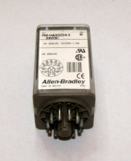 Releu Allen Bradley actionare 24 Vdc 3 contacte no/nc 4A 250 Vac cu montaj soclu 11 pini(332) foto