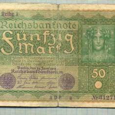 A 469 BANCNOTA-GERMANIA -50 MARK -ANUL 1919-SERIA 312714 -starea care se vede