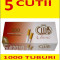 5 x TUBURI CLUB CLASSIC 1000 tuburi, filtre tigari , pentru injectat tutun