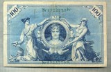 A 495 BANCNOTA-GERMANIA -100 MARK -ANUL 1908-SERIA 1522775 -starea care se vede, Europa