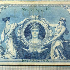 A 495 BANCNOTA-GERMANIA -100 MARK -ANUL 1908-SERIA 1522775 -starea care se vede