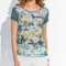 Bluza cu dantela - Sunwear R03 COMB3 detaliu verde