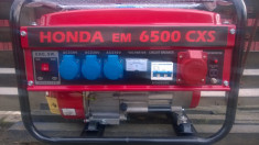 Generator curent Honda, 5,5 kw, 220v / 380v, benzina + GPL, NOU. Livrare gratuit foto