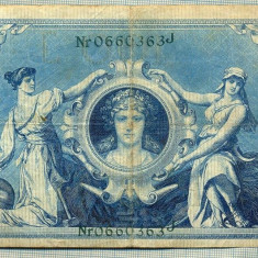 A 483 BANCNOTA-GERMANIA -100 MARK -ANUL 1908-SERIA 0660363 -starea care se vede